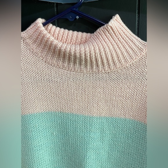 Vtg Wool Blend by Memphis Jones ‘Striped Pastels’ - Picture 4 of 13